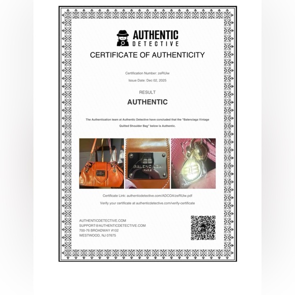 Balenciaga chain shoulder bag - Rare find with COA - Picture 9 of 9